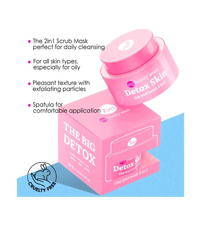 7 Days - *My Beauty Week* - Masque Clarifiant à L'argile Detox Skin 3 7 Days - *My Beauty Week* - Masque Clarifiant à L'argile Detox Skin – Image 3