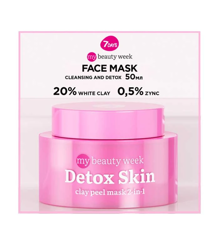 7 Days - *My Beauty Week* - Masque Clarifiant à L'argile Detox Skin 4 7 Days - *My Beauty Week* - Masque Clarifiant à L'argile Detox Skin – Image 4