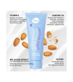 7 Days - *My Beauty Week* - Masque De Nuit Milky Dreams -Beauté Produits Magasin 7 days my beauty week mascarilla facial nocturna milky dreams 3 76294