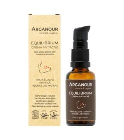 Arganour - Crème Anti-acné Anti-taches Equilibrium - Peau Grasse à Tendance Acnéique