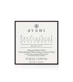 Avant Skincare - Masque Antioxydant Et Retexture Aux Pétales De Rose De Damas -Beauté Produits Magasin avant mascarilla antioxidante y retexturante con petalos de rosa de damasco 3 56789