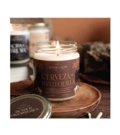 Book And Glow - *Mundos Extraordinarios* - Bougie De Soja Végétalienne - Bièraubeurre -Beauté Produits Magasin book and glow mundos extraordinarios vela de soja vegana cerveza de mantequilla 3 73654