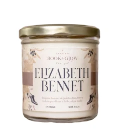 Book And Glow - *Remarkable Worlds* - Bougie De Soja Végétalienne - Elizabeth Bennet