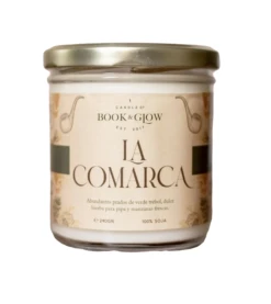 Book And Glow - *Mondes Extraordinaires* - Bougie De Soja Végétalienne - La Comarca