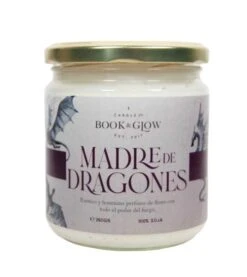 Book And Glow - *Remarkable Worlds* - Bougie De Soja Végétalienne - Mère Des Dragons