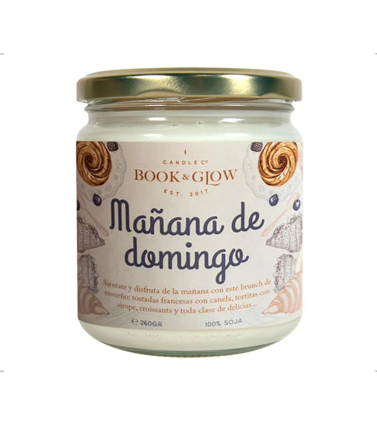 Book And Glow - *Perfect Moments* - Bougie De Soja - Mañana De Domingo 1 Book And Glow - *Perfect Moments* - Bougie De Soja - Mañana De Domingo