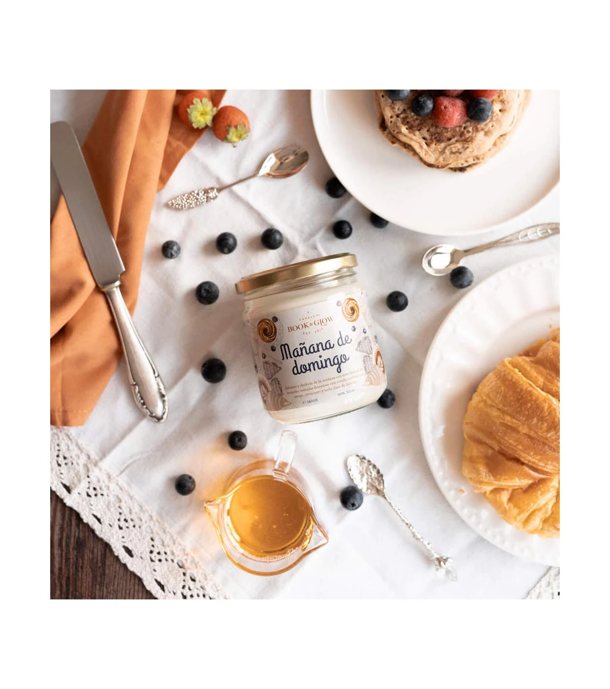 Book And Glow - *Perfect Moments* - Bougie De Soja - Mañana De Domingo 2 Book And Glow - *Perfect Moments* - Bougie De Soja - Mañana De Domingo – Image 2