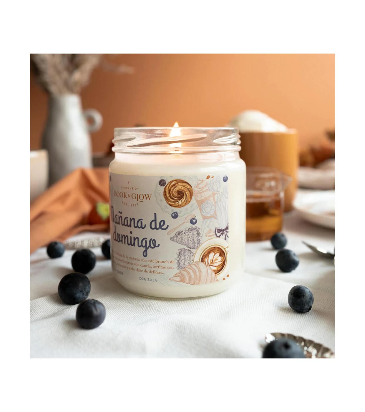 Book And Glow - *Perfect Moments* - Bougie De Soja - Mañana De Domingo 3 Book And Glow - *Perfect Moments* - Bougie De Soja - Mañana De Domingo – Image 3
