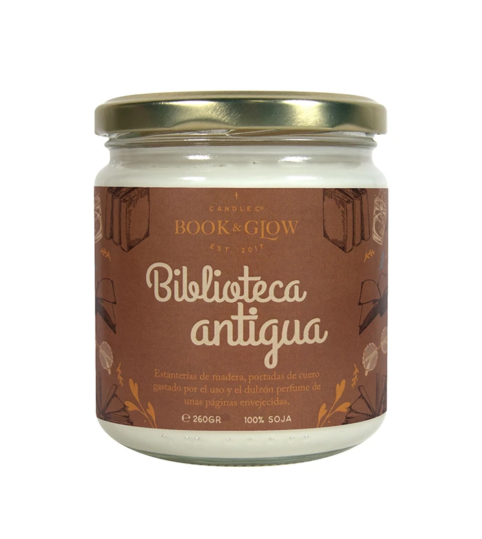 Book And Glow - *Perfect Moments* - Bougie De Soja - Biblioteca Antigua 1 Book And Glow - *Perfect Moments* - Bougie De Soja - Biblioteca Antigua