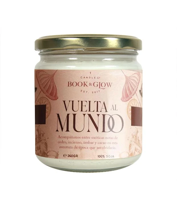 Book And Glow - *Moments Parfaits* - Bougie De Soja - Autour Du Monde 1 Book And Glow - *Moments Parfaits* - Bougie De Soja - Autour Du Monde