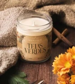 Book And Glow - *Mundos Extraordinarios* - Bougie De Soja - Tejas Verdes -Beauté Produits Magasin book and glow vela de soja coleccion de mundos extraordinarios tejas verdes 2 25278