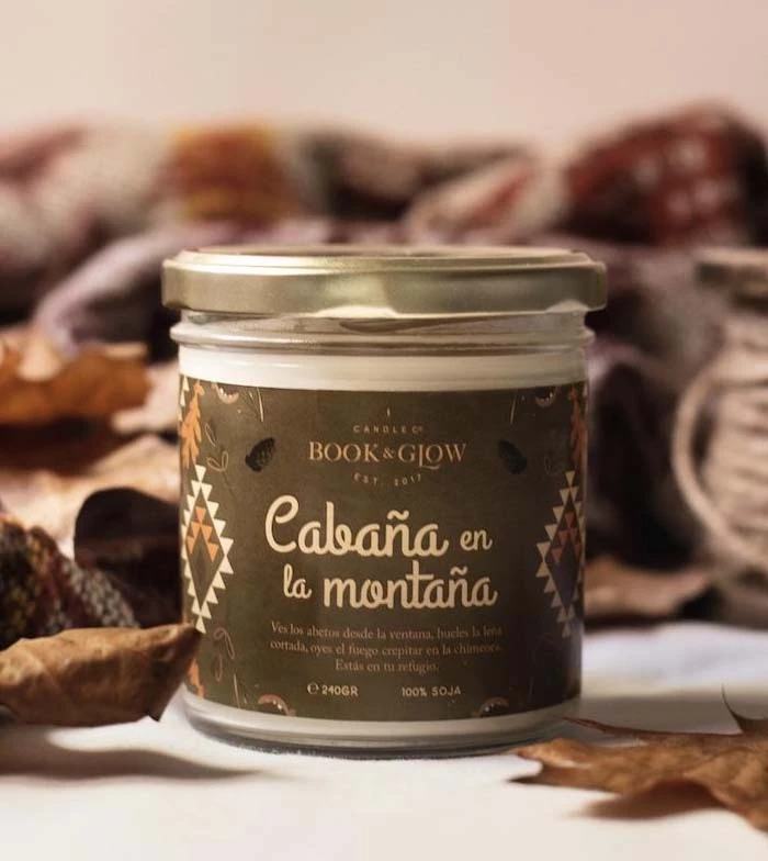 Book And Glow - *Perfect Moments* - Bougie De Soja - Cabaña En La Montaña 2 Book And Glow - *Perfect Moments* - Bougie De Soja - Cabaña En La Montaña – Image 2