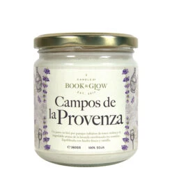 Book And Glow - *Wanderlust* - Bougie De Soja - Campos De La Provenza