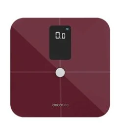 Cecotec - Pèse-personne Surface Precision 10400 Smart Healthy Vision - Grenat