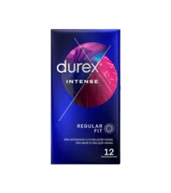Durex - Préservatifs Intense Orgasmic - 12 Unités
