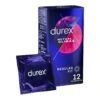 Durex - Préservatifs Mutual Climax - 12 Unités