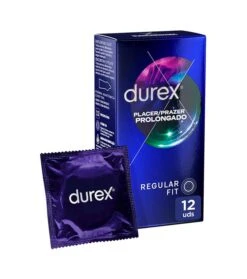 Durex - Préservatifs Plaisir Prolongé - 12 Unités