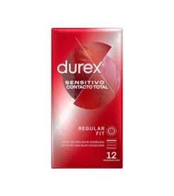 Durex - Préservatifs Total Contact Sensitive - 12 Unités
