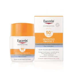 Eucerin - Crème Solaire Fluide Matifiante Sensitive Protect SPF50+