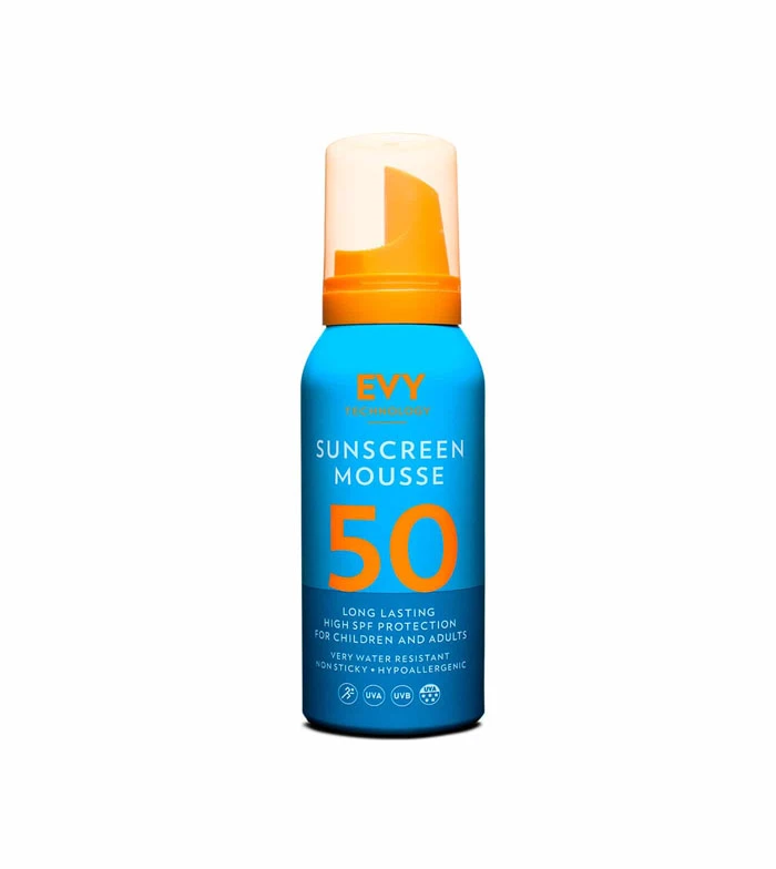 Evy Technology - Crème Solaire Sunscreen Mousse SPF 50 100ml 1 Evy Technology - Crème Solaire Sunscreen Mousse SPF 50 100ml