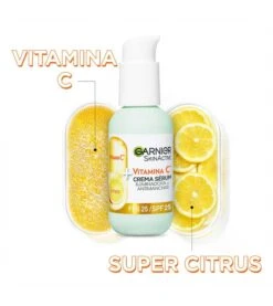 Garnier - *Skin Active*- Sérum Crème éclaircissant Et Anti-imperfections à La Vitamine C -Beauté Produits Magasin garnier skin active crema serum iluminadora y antimanchas vitamina c 3 66932