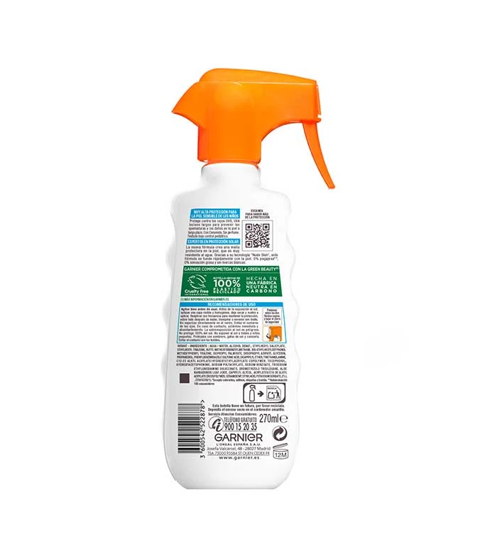 Garnier - Spray Protecteur Delial Children Sensitive Advanced FPS 50+ Ceramide Protect 270ml 2 Garnier - Spray Protecteur Delial Children Sensitive Advanced FPS 50+ Ceramide Protect 270ml – Image 2
