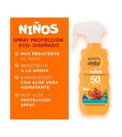 Garnier - Spray Protecteur éco-conçu Pour Enfants Delial SPF50+ 270ml -Beauté Produits Magasin garnier spray protector eco disenado para ninos delial spf50 270ml 3 75429