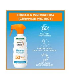 Garnier - Spray Solaire Sensitive Advanced Delial FPS 50+ Ceramide Protect 270ml -Beauté Produits Magasin garnier spray protector solar sensitive advanced delial fps 50 ceramide protect 270ml 6 18150