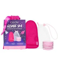 GLOV - Ensemble De Disques Démaquillants Et De Gants De Massage Cosmic Spa