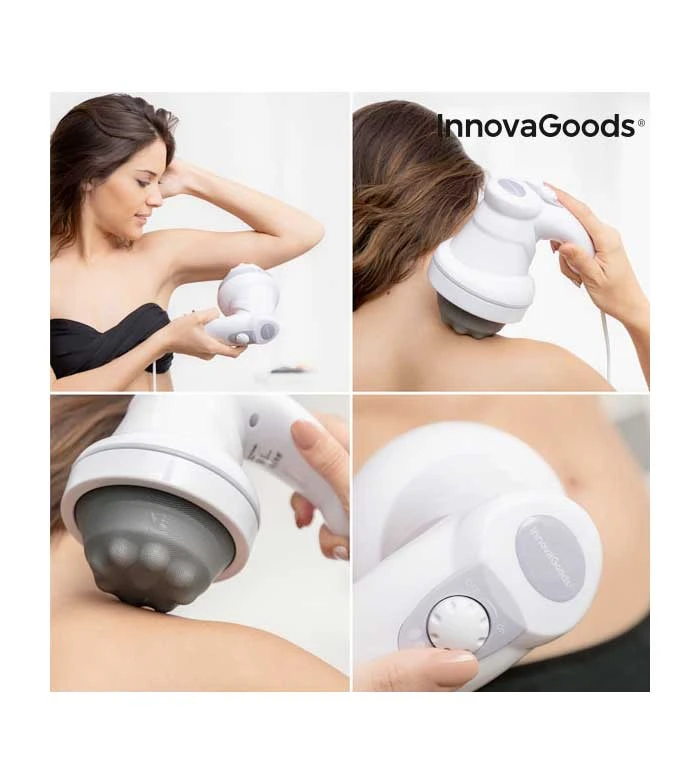 InnovaGoods - Masseur électrique Anti-cellulite 5 En 1 28 W 3 InnovaGoods - Masseur électrique Anti-cellulite 5 En 1 28 W – Image 3