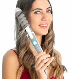 InnovaGoods - Fer à Friser Spirale En Céramique Spihair -Beauté Produits Magasin innovagoods rizador moldeador ceramico en espiral spihair 13 67234