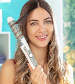 InnovaGoods - Fer à Friser Spirale En Céramique Spihair -Beauté Produits Magasin innovagoods rizador moldeador ceramico en espiral spihair 5 67234