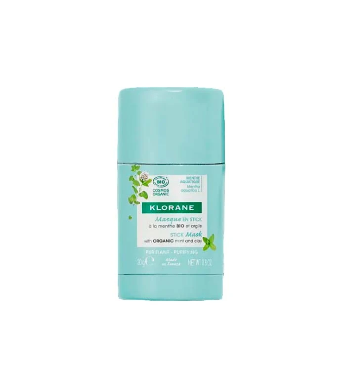 Klorane - Masque Stick à La Menthe Aquatique - Peaux Mixtes à Grasses 1 Klorane - Masque Stick à La Menthe Aquatique - Peaux Mixtes à Grasses