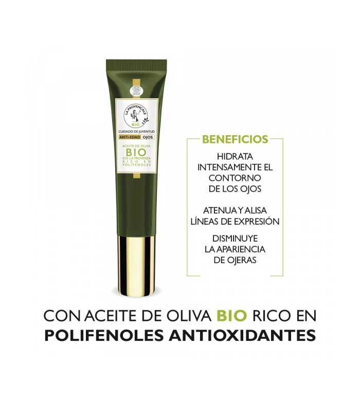 La Provençale Bio - Contour Des Yeux Anti-âge - Huile D'olive Bio 2 La Provençale Bio - Contour Des Yeux Anti-âge - Huile D'olive Bio – Image 2