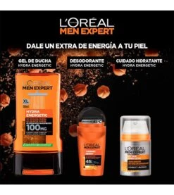 Loreal Paris - Coffret Cadeau Charcoal Men Expert -Beauté Produits Magasin loreal paris kit energizante de regalo hydra energetic men expert 3 67654