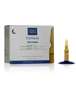 MartiDerm - *Platinum* - Ampoules De Nuit Anti-âge Night Renew - 10 Unités