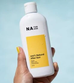 Naturcos - Lotion After Sun 100% Naturel - Argan, Aloe Vera, Camomille -Beauté Produits Magasin naturcos locion after sun 100 natural argan aloe vera camomila 4 54472
