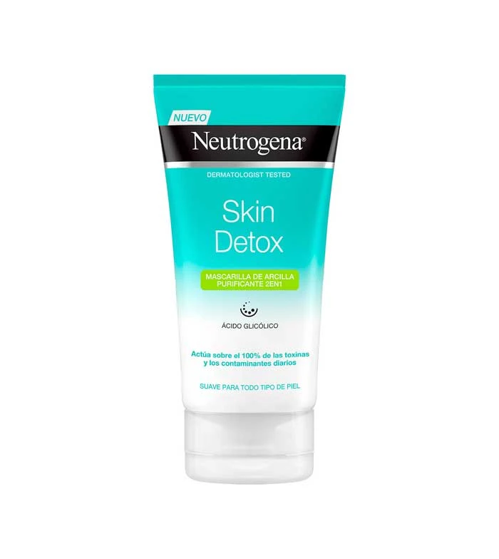Neutrogena - Masque Purifiant à L'Argile 2en1 Skin Detox 1 Neutrogena - Masque Purifiant à L'Argile 2en1 Skin Detox