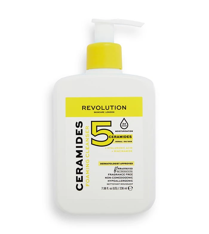 Revolution Skincare - Mousse Nettoyante Aux Céramides - Peaux Normales à Grasses 1 Revolution Skincare - Mousse Nettoyante Aux Céramides - Peaux Normales à Grasses