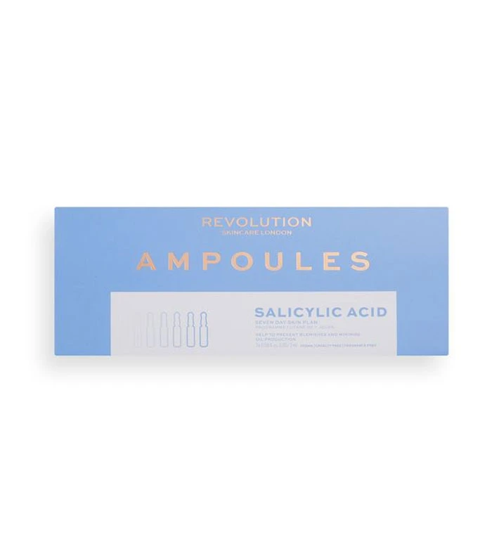 Revolution Skincare - Pack De 7 Ampoules Anti-imperfections à L'acide Salicylique 1 Revolution Skincare - Pack De 7 Ampoules Anti-imperfections à L'acide Salicylique