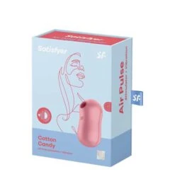 Satisfyer - Stimulateur Clitoridien Cotton Candy - Rouge
