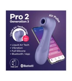Satisfyer - Stimulateur Clitoridien Pro 2 Generation 3 App Connect - Violet -Beauté Produits Magasin satisfyer estimulador de clitoris pro 2 generation 3 app connect violeta 7 78196