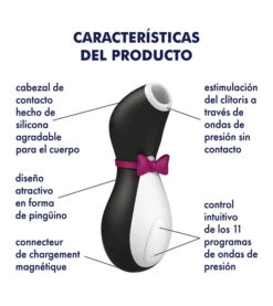 Satisfyer - Clitoridien Sucker Penguin 7 Satisfyer - Clitoridien Sucker Penguin -Beauté Produits Magasin satisfyer succionador de clitoris penguin 4 59812
