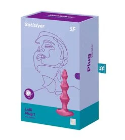 Satisfyer - Vibromasseur Anal Lolli Plug 1 - Bordeaux