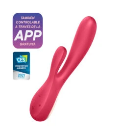 Satisfyer - Vibrateur Contrôlé Par Application Mono Flex - Rouge -Beauté Produits Magasin satisfyer vibrador controlado por app mono flex rojo 3 59810