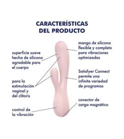 Satisfyer - Vibrateur Contrôlé Par Application Mono Flex - Rose -Beauté Produits Magasin satisfyer vibrador controlado por app mono flex rosa 3 60847