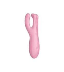 Satisfyer - Vibromasseur Contrôlé Par Application Threesome 4 - Rose -Beauté Produits Magasin satisfyer vibrador controlado por app threesome 4 rosa 3 72809