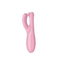 Satisfyer - Vibromasseur Contrôlé Par Application Threesome 4 - Rose -Beauté Produits Magasin satisfyer vibrador controlado por app threesome 4 rosa 5 72809