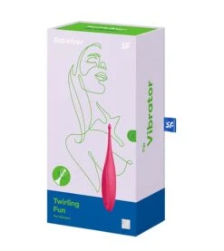 Satisfyer - Vibromasseur Clito Twirling Fun - Rouge