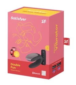 Satisfyer - Vibromasseur Pour Couple Double Fun - Noir